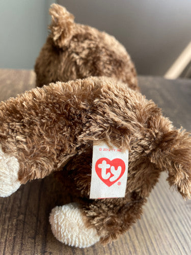Ty Beanie Boos Boo Coconut the monkey 2012 - (Solid Eyes) Plush 6"