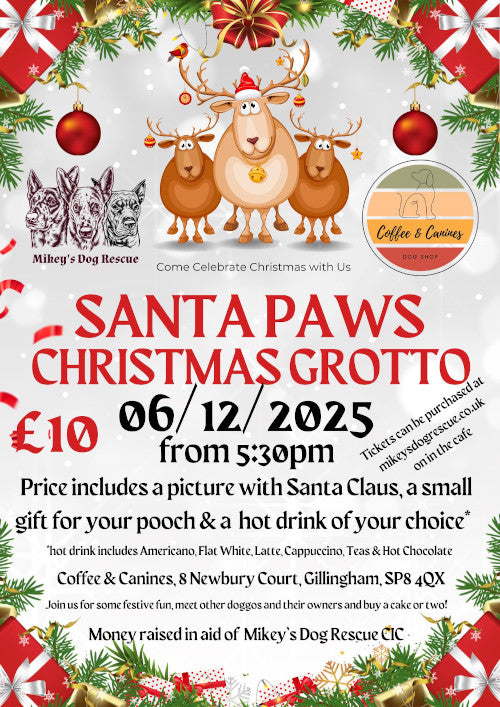 Santa Paws Ticket - Coffee and Canines - Friday 6th Dec 2025